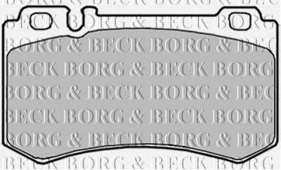 BORG & BECK bbp1916 -  Комплект тормозных колодок, дисковый тормоз